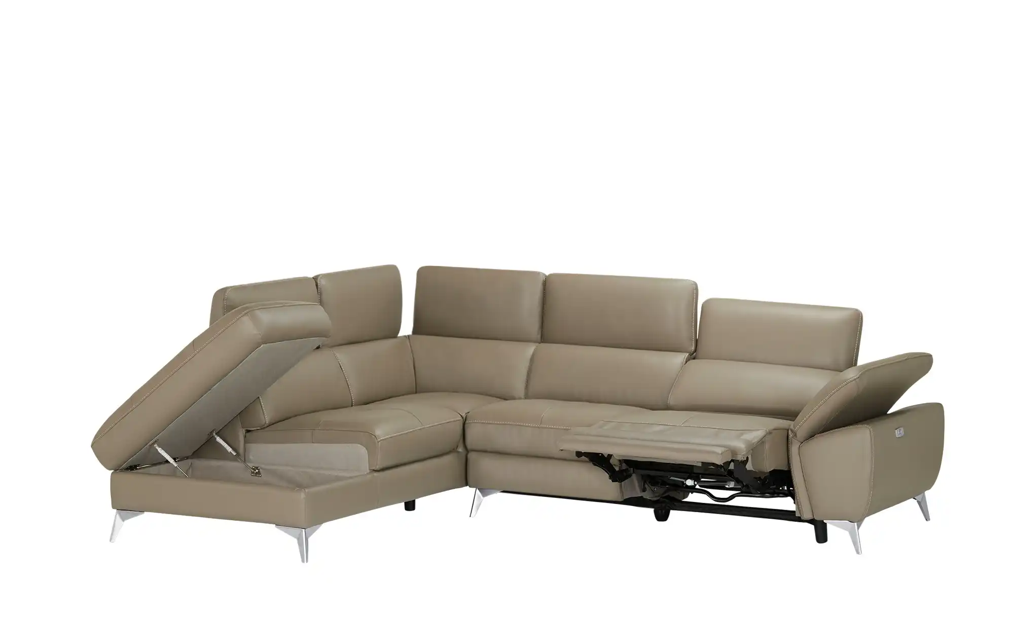 uno Ecksofa mit elektrischer Relaxfunktion Danae