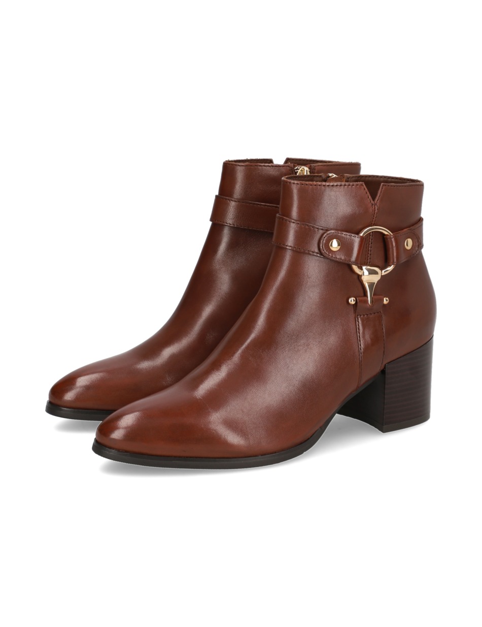 Glattleder Stiefelette