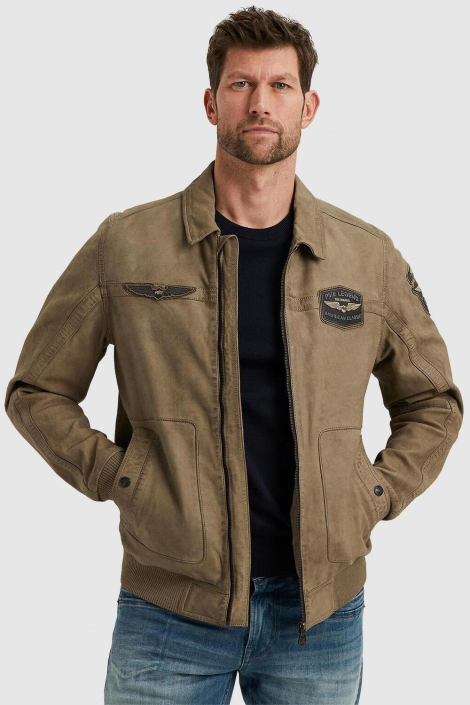 PME legend bruine heren leren jas