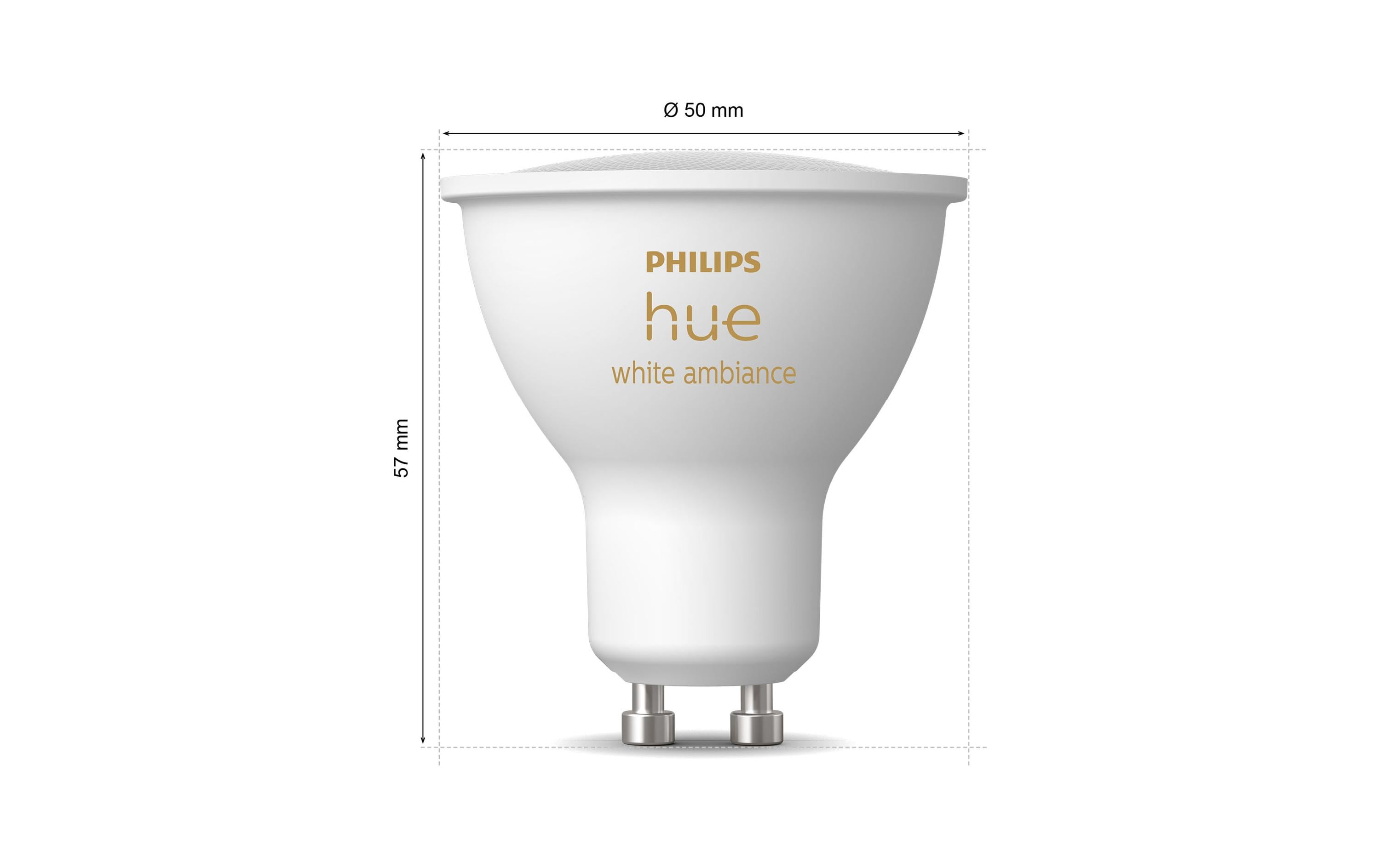 White Ambiance GU10 EinzelpackSchönere Momente in smarter Beleuchtung