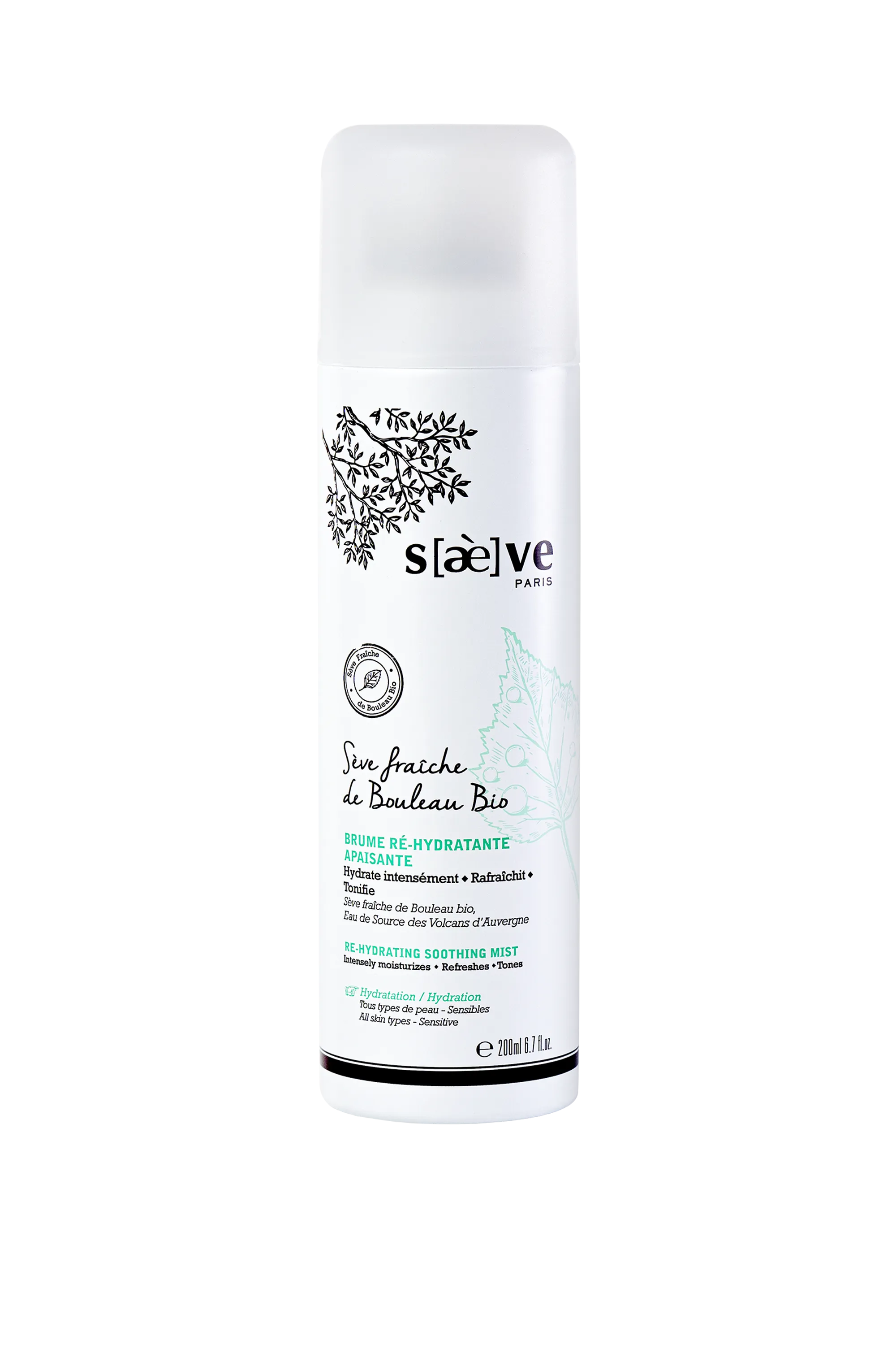 Saeve Brume ré-hydratante apaisante-200 ml