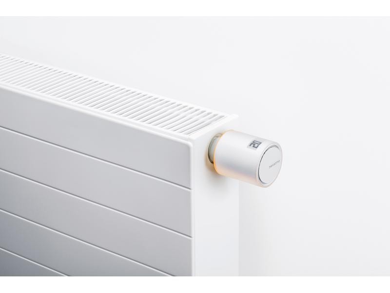 Netatmo Comfort Smarter Thermostat Starter Pack 3x Thermost Netatmo 3x Smarte Heizkörperthermostate   Hub | Smartes Heizkörperthermostat Komplett-Paket mit 3x Smarten Heizkörperthermostaten & 1x Hub