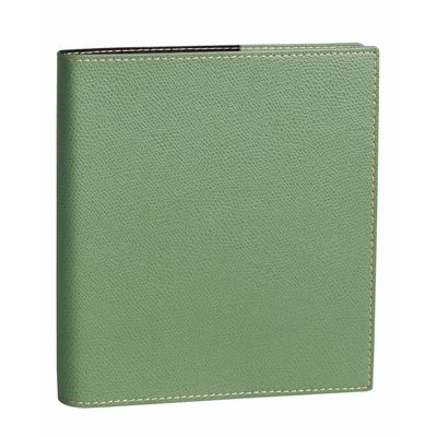 Agenda Club Executif - 1 semaine sur 2 pages - 16 x 16 cm - vert sauge - Quo Vadis