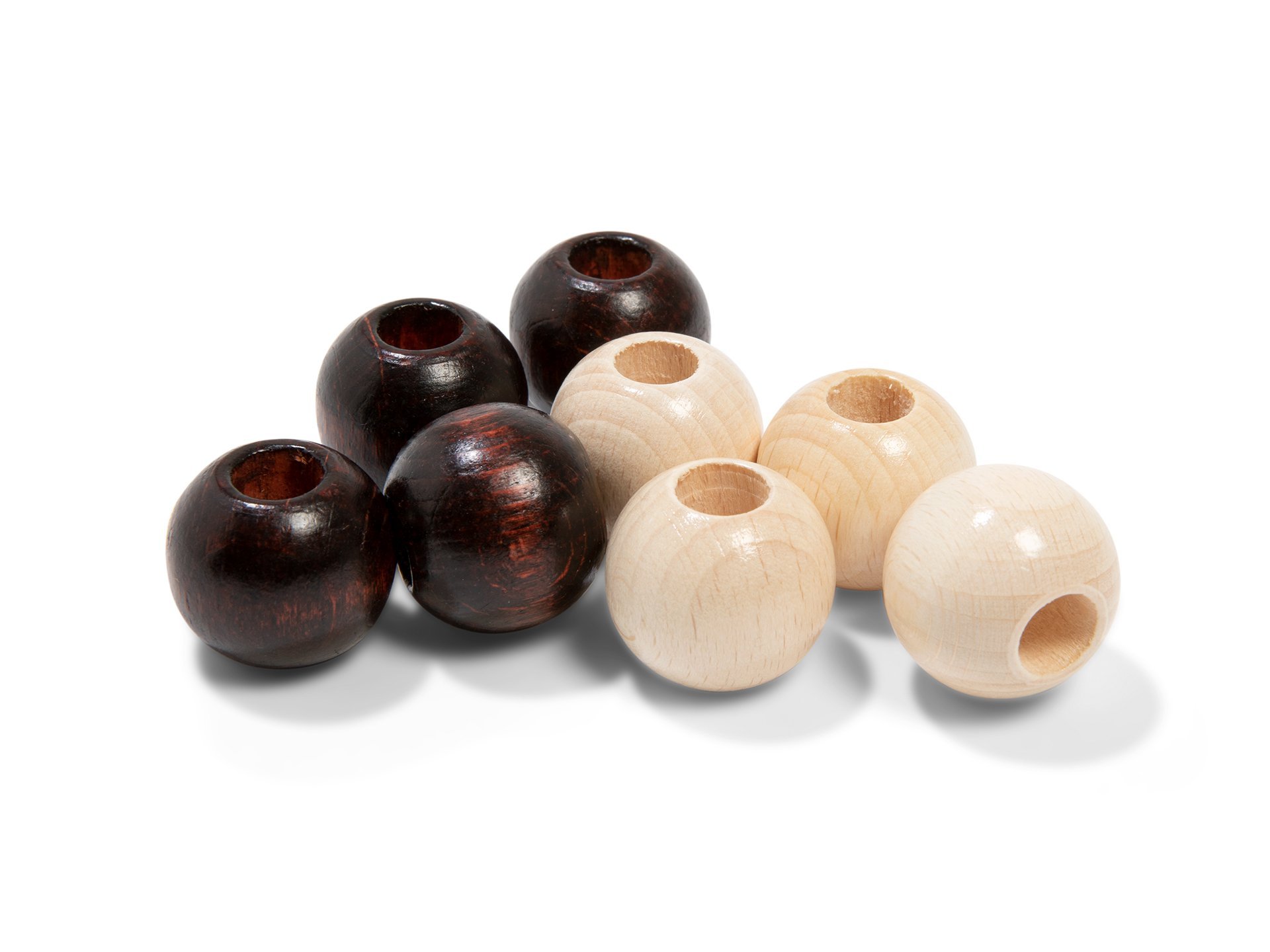 Holzperlen Buche Set