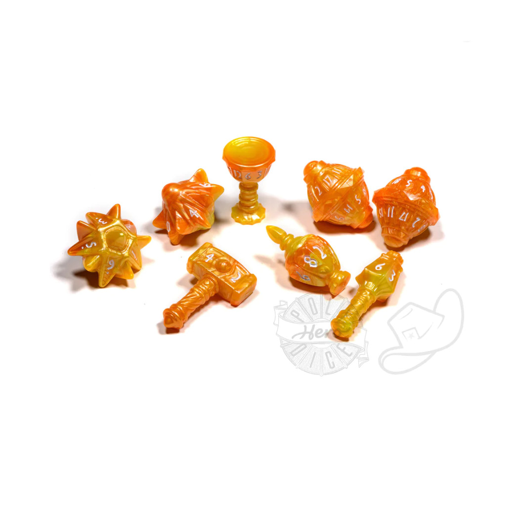 Set de 8 Dés JDR Polyhero Dice : Cleric