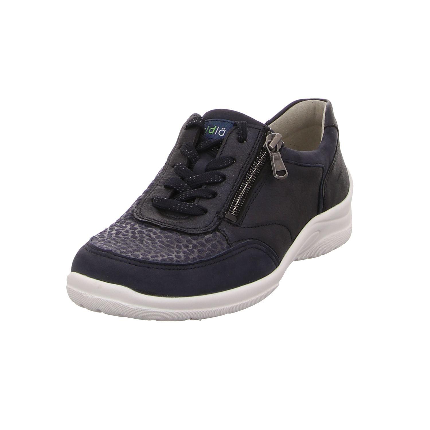 Waldläufer Schnürhalbschuh blau