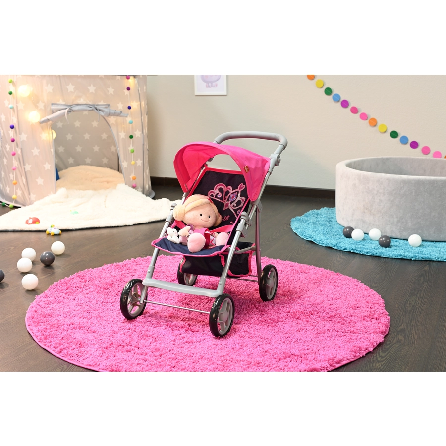 knorr toys® Puppenbuggy Liba - diadem blau