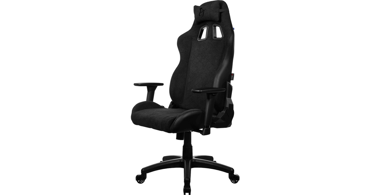 ArozziAvanti Soft Fabric - Pure Black gamestoel  (Zwart)