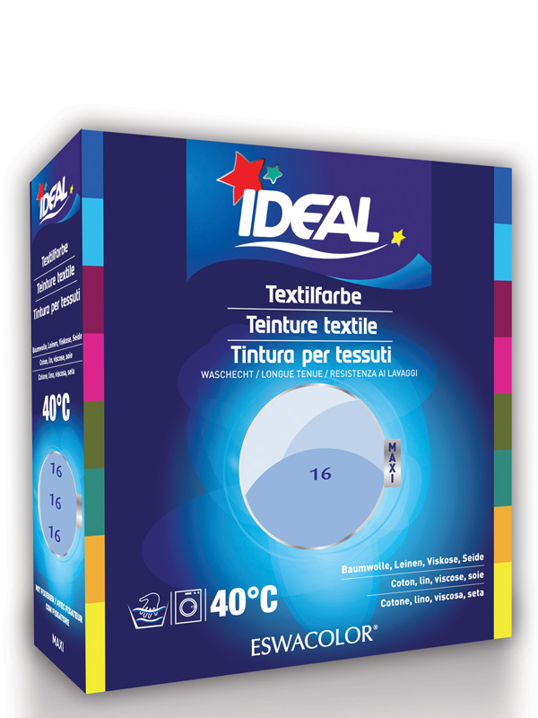 IDEAL MAXI Baumwolle Color No16 himmelblau 1 Stk