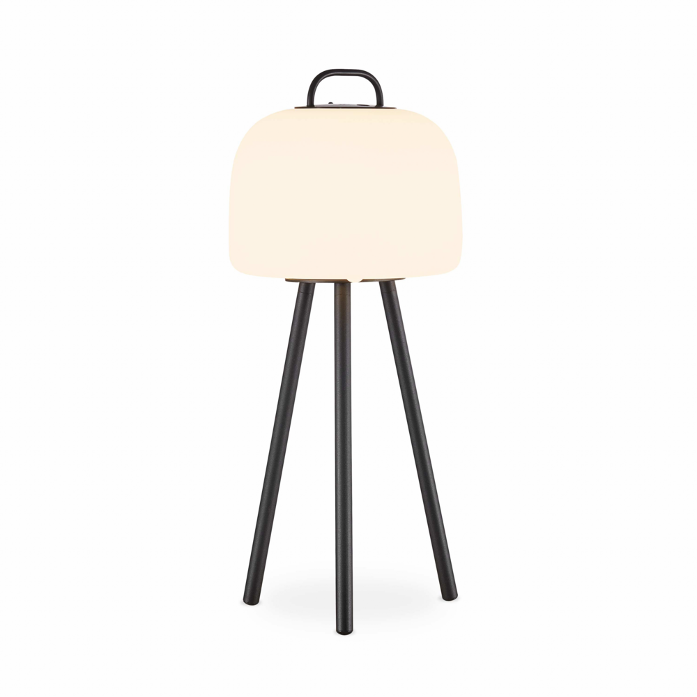Lampe extérieure led 3 en 1 – tripada l – lampe extérieure en plastique. Ø22cm rechargeable. À suspendre. Avec trépied 35cm et corde