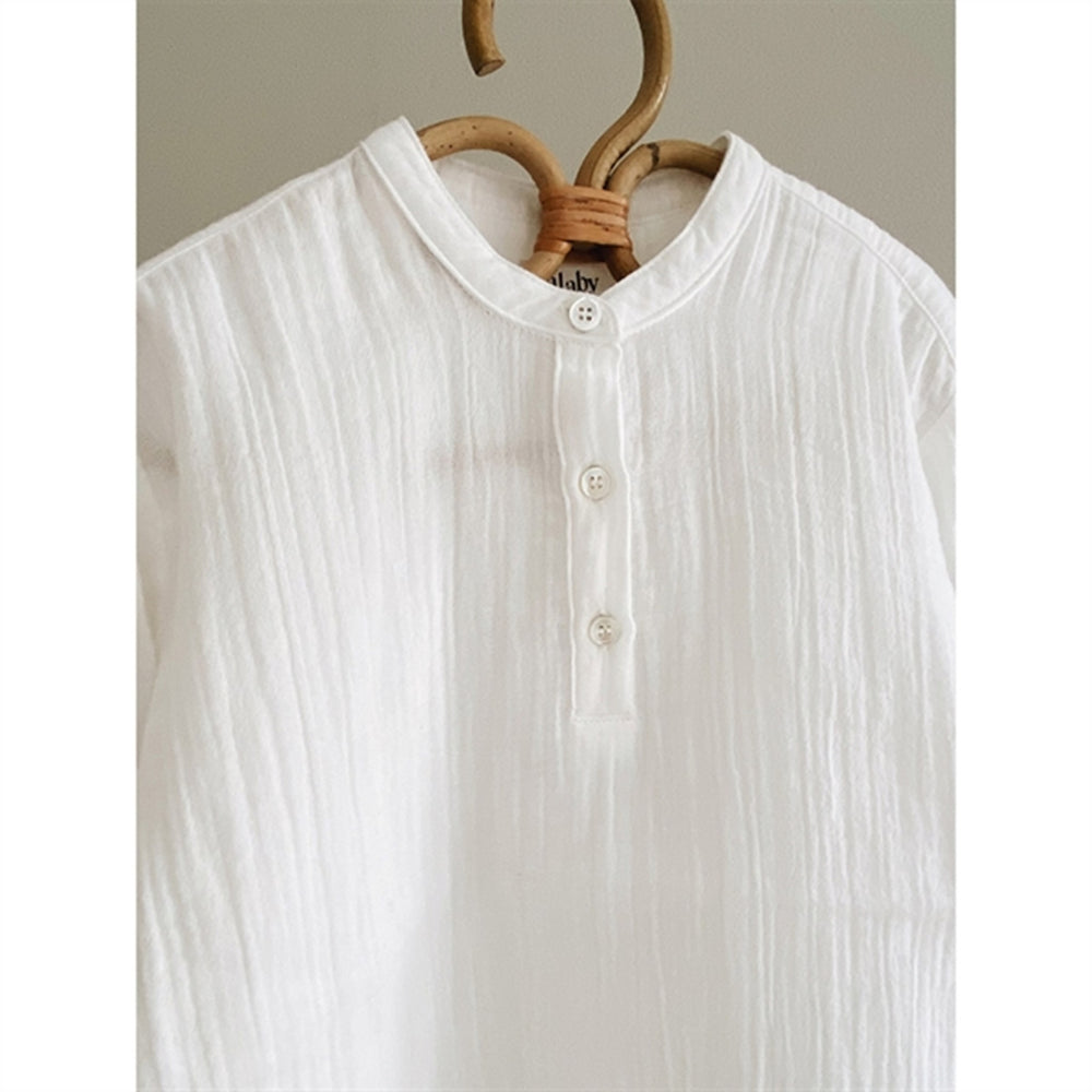 Natural white Carlo Skjorte - Lalaby → Luksusbaby.dk