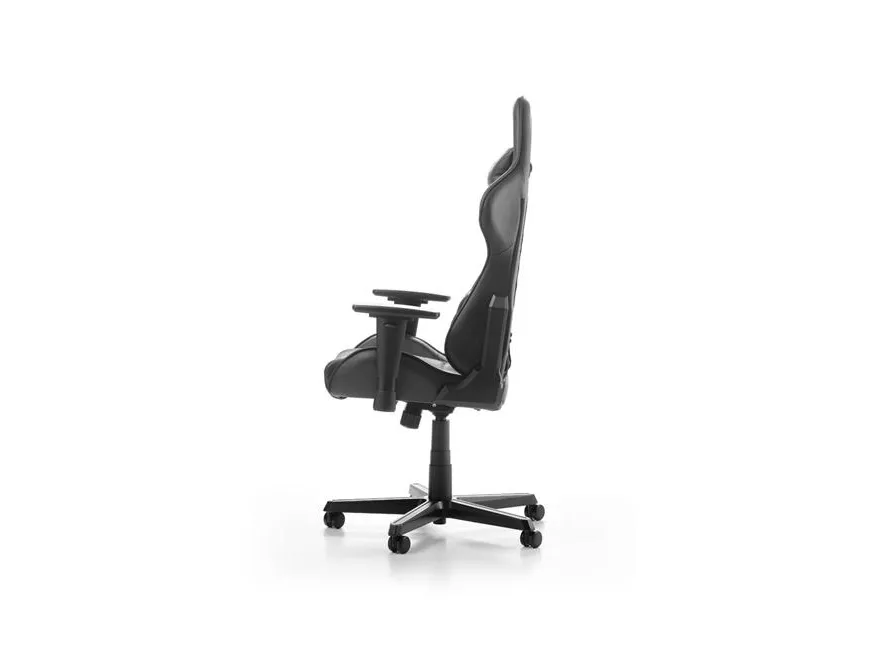 DXRacer Formula Series F08-N - Stol - armstøtter - T-formet - drejeled - polyuretan-læder - sort