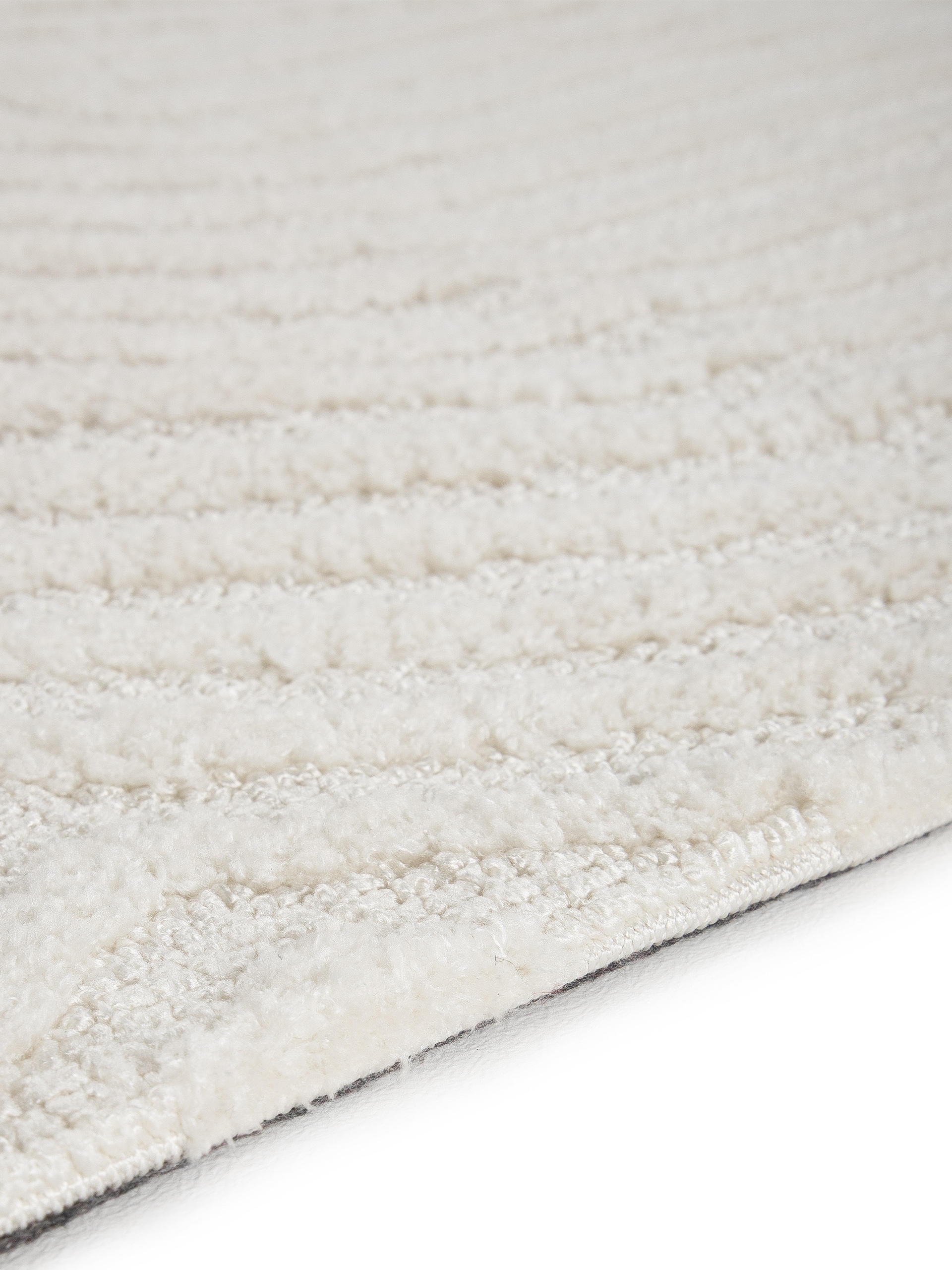 carpetfine Teppich »Holly Zen 1« rund 12 mm Höhe Hoch-Tief-Effekt, geometrisch, Zeitloses Design, dekoratives Highlight