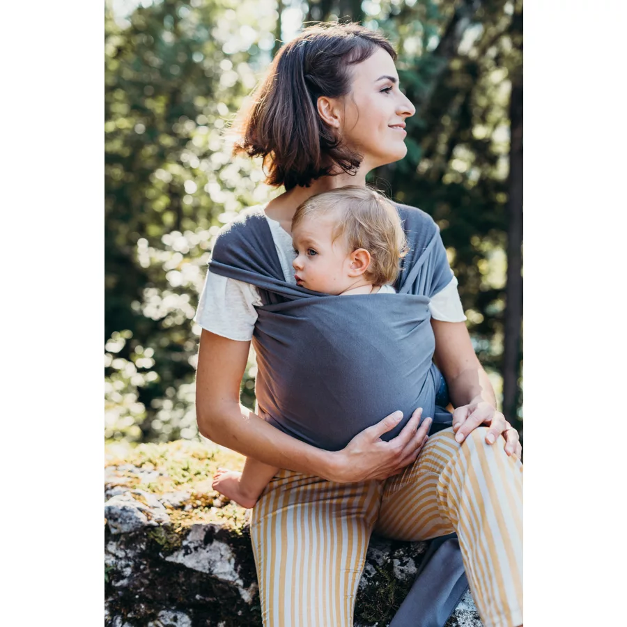 boba® Baby Tragetuch Organic Dark Grey