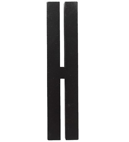 Design Letters Holz Buchstaben - H - Schwarz