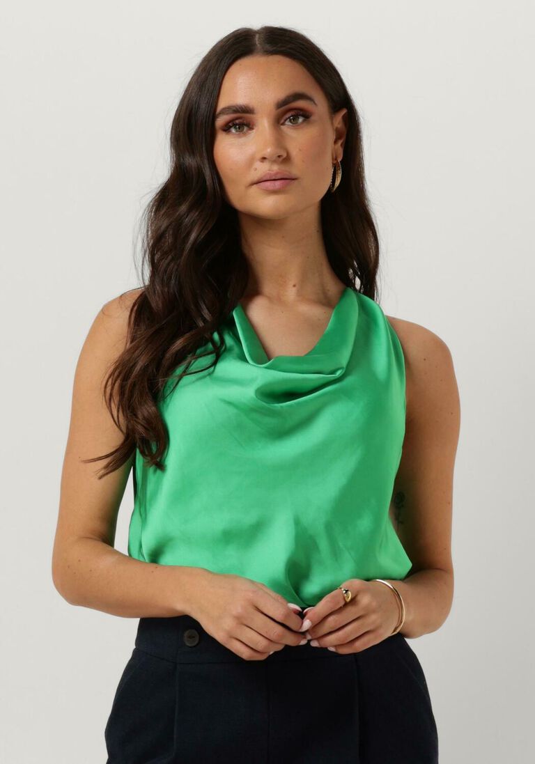 ACCESS groene access top draped top