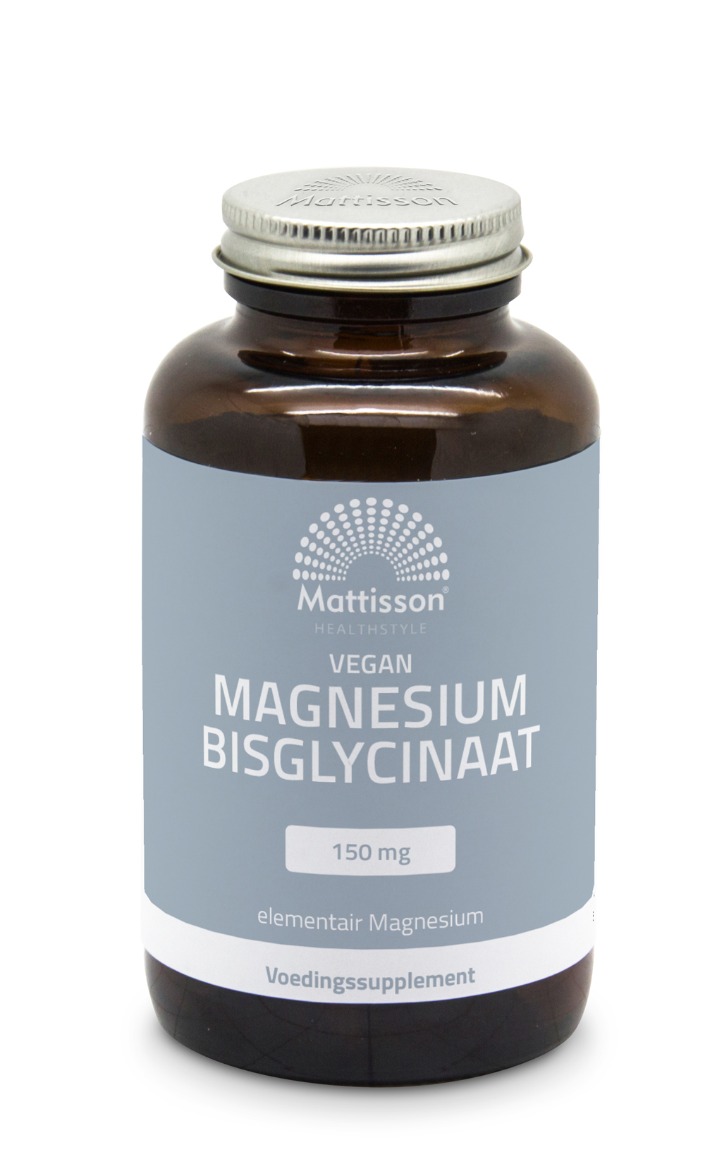 Mattisson Vegan Magnesium Bislgycinaat 150 Mg (120 capsules)