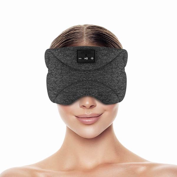 INF Sovehodetelefoner, Bluetooth-sovemaske Sort