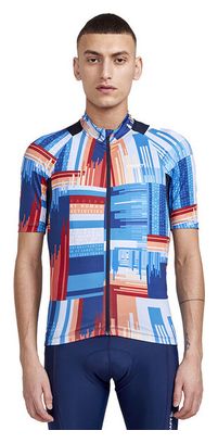 Maillot manches courtes Craft Adv Endur Bleu marine Multi Couleurs