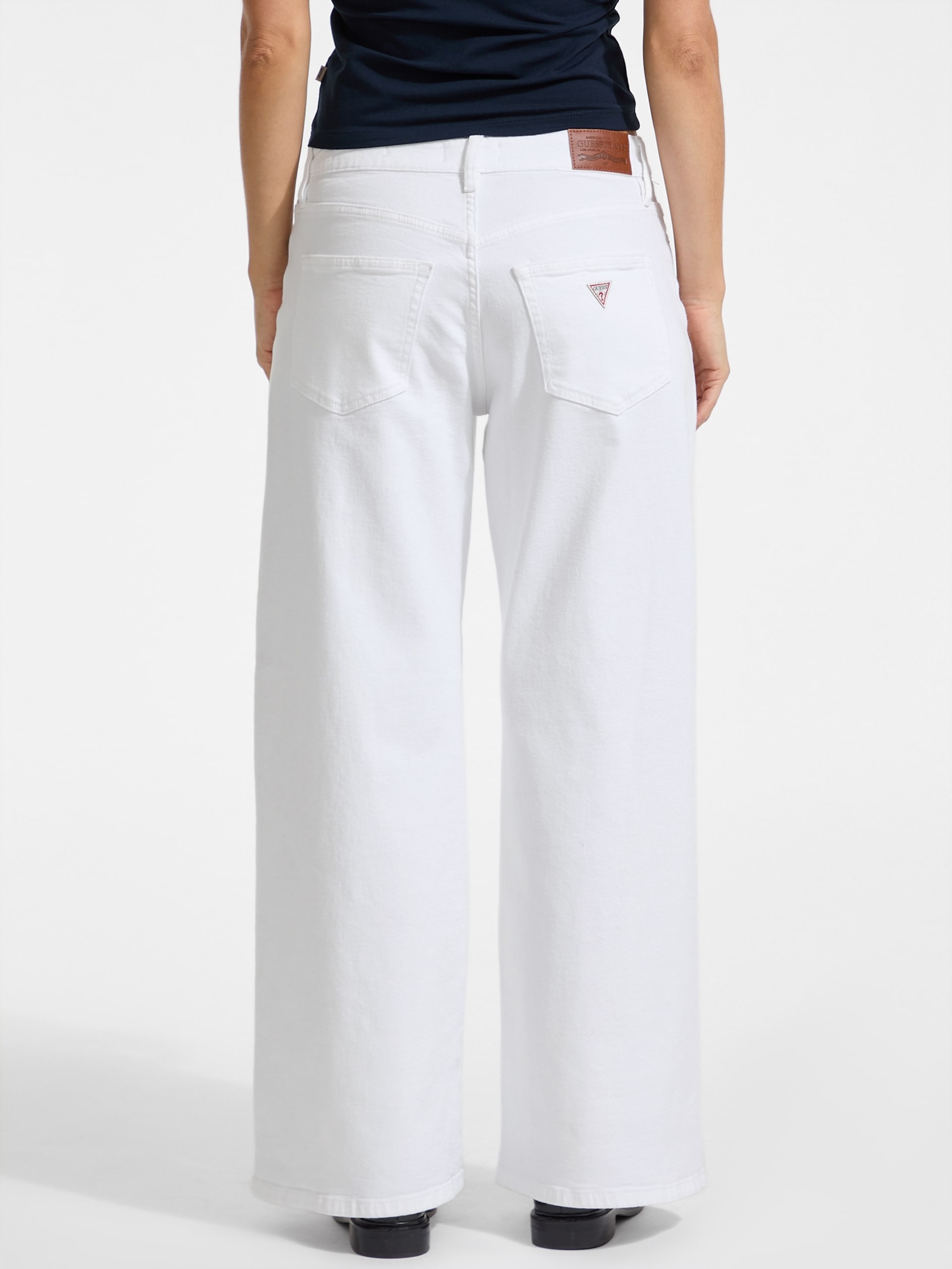 Calça jeans G13 de cintura baixa e pernas extra largas