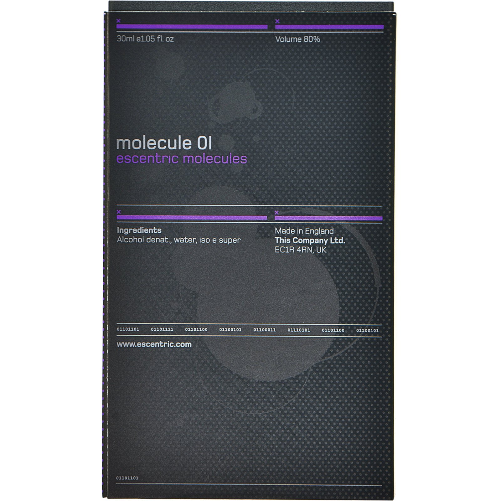 Escentric Molecules Molecule 01 Eau de Toilette 30 ml
