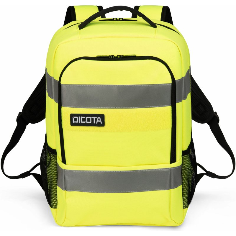 DICOTA P20471-17 sac à dos Noir, Gris, Jaune Polyéthylène téréphtalate recyclé (rPET)