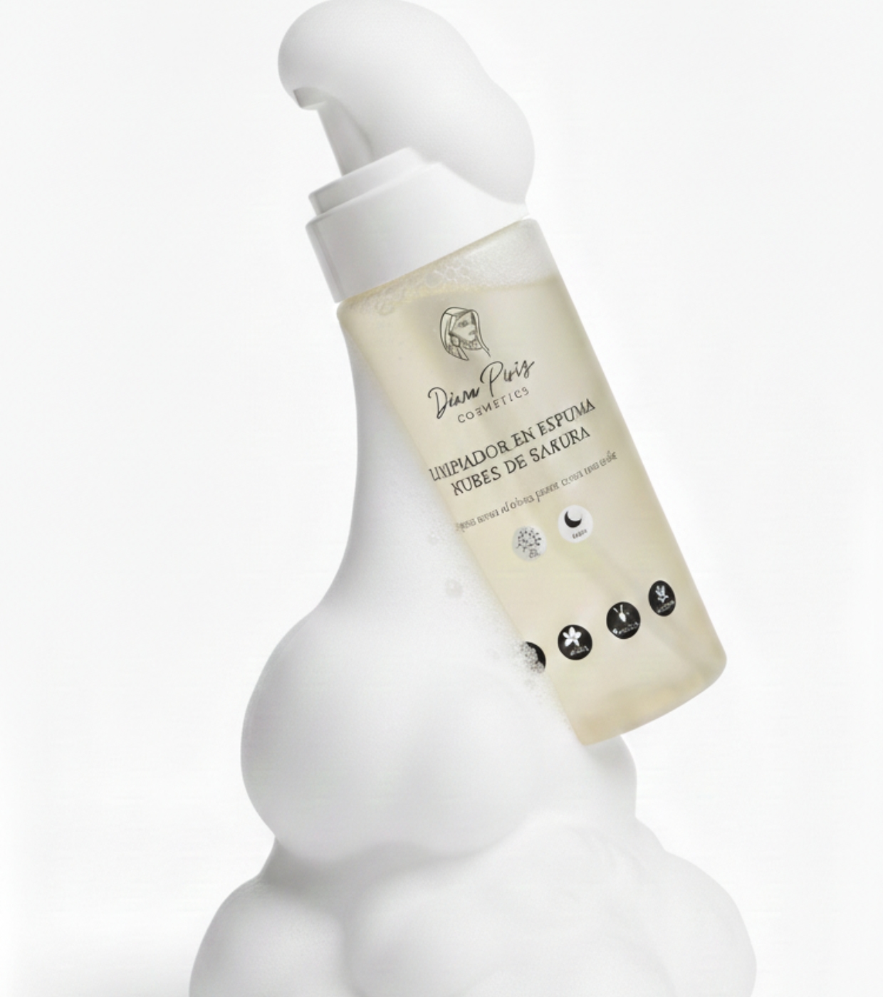 Diana Piriz Cosmetics - Espuma de Limpeza Sakura Clouds