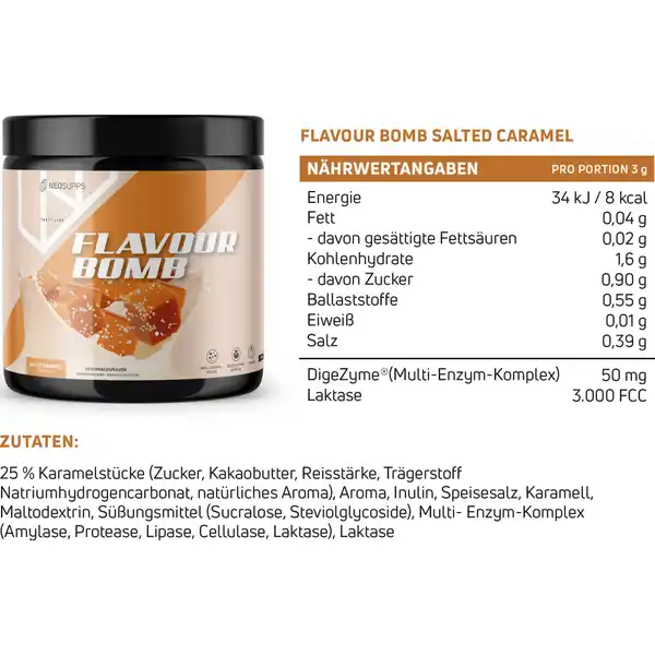 Flavour Bomb Salted Caramel