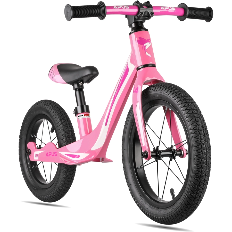 PROMETHEUS BICYCLES® Kinderlaufrad 1412, Rosa, Modell APUS