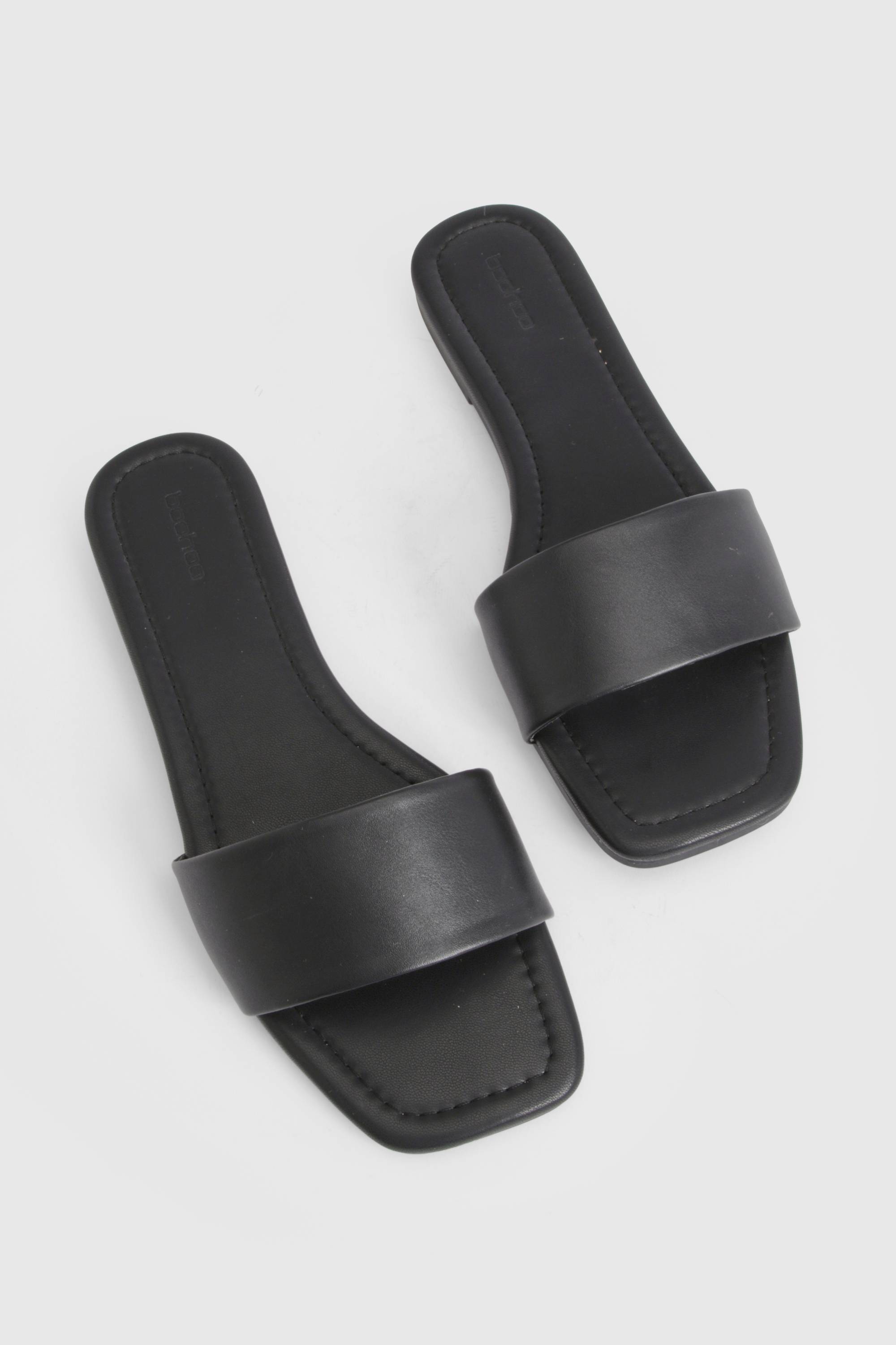 boohoo Mules Basiques À Bout Carré