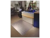 Stoleunderlag Cleartex® Ultimat™, BxL 116 x 150 cm, polycarbonat, med pigge