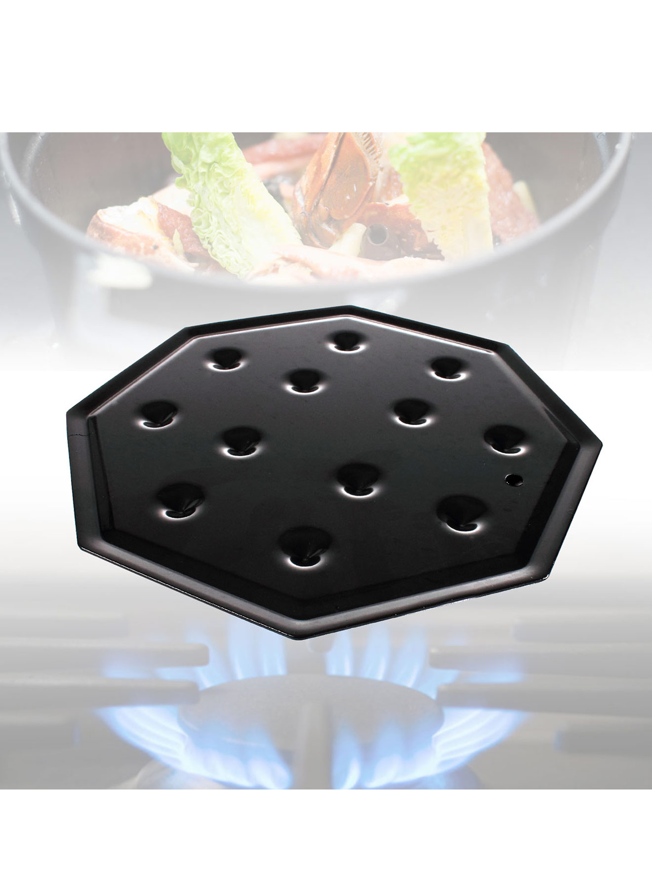 Diffuseur de chaleur octogonal émaillé