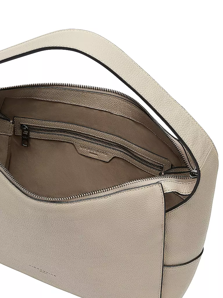 LIEBESKIND BERLIN Ledertasche - Hobo Bag  LOU Medium grau