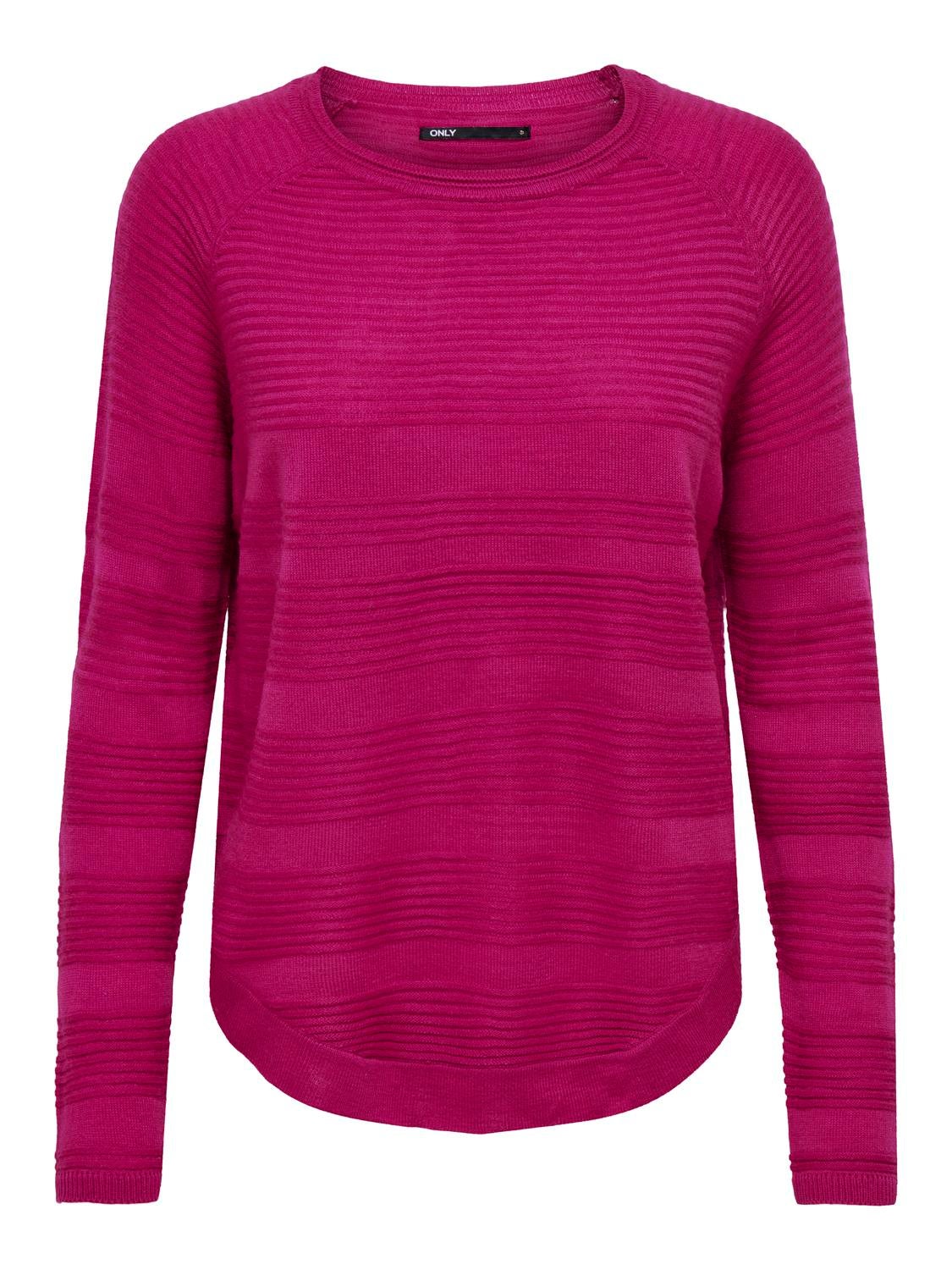 ONLCAVIAR Strickpullover Cerise