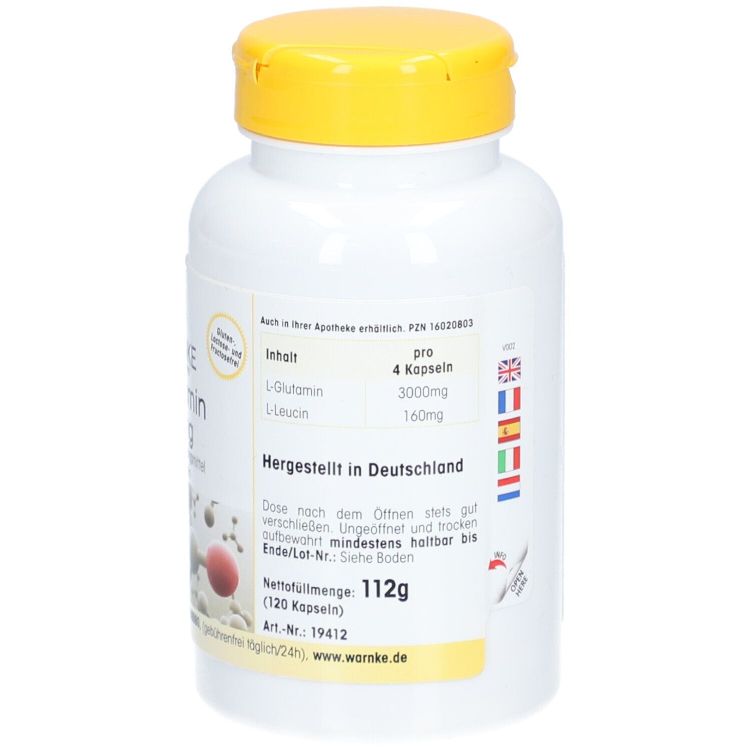 WARNKE L-Glutamin 750mg