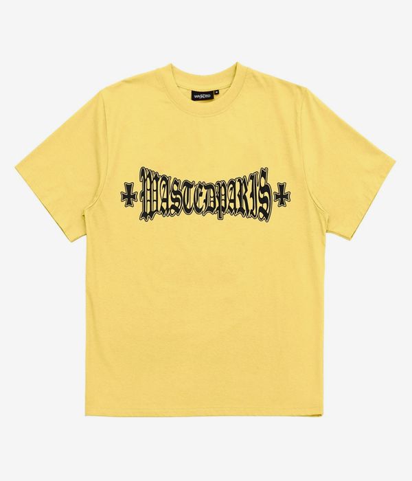 Wasted Paris London Cross T-Shirt (cab yellow)