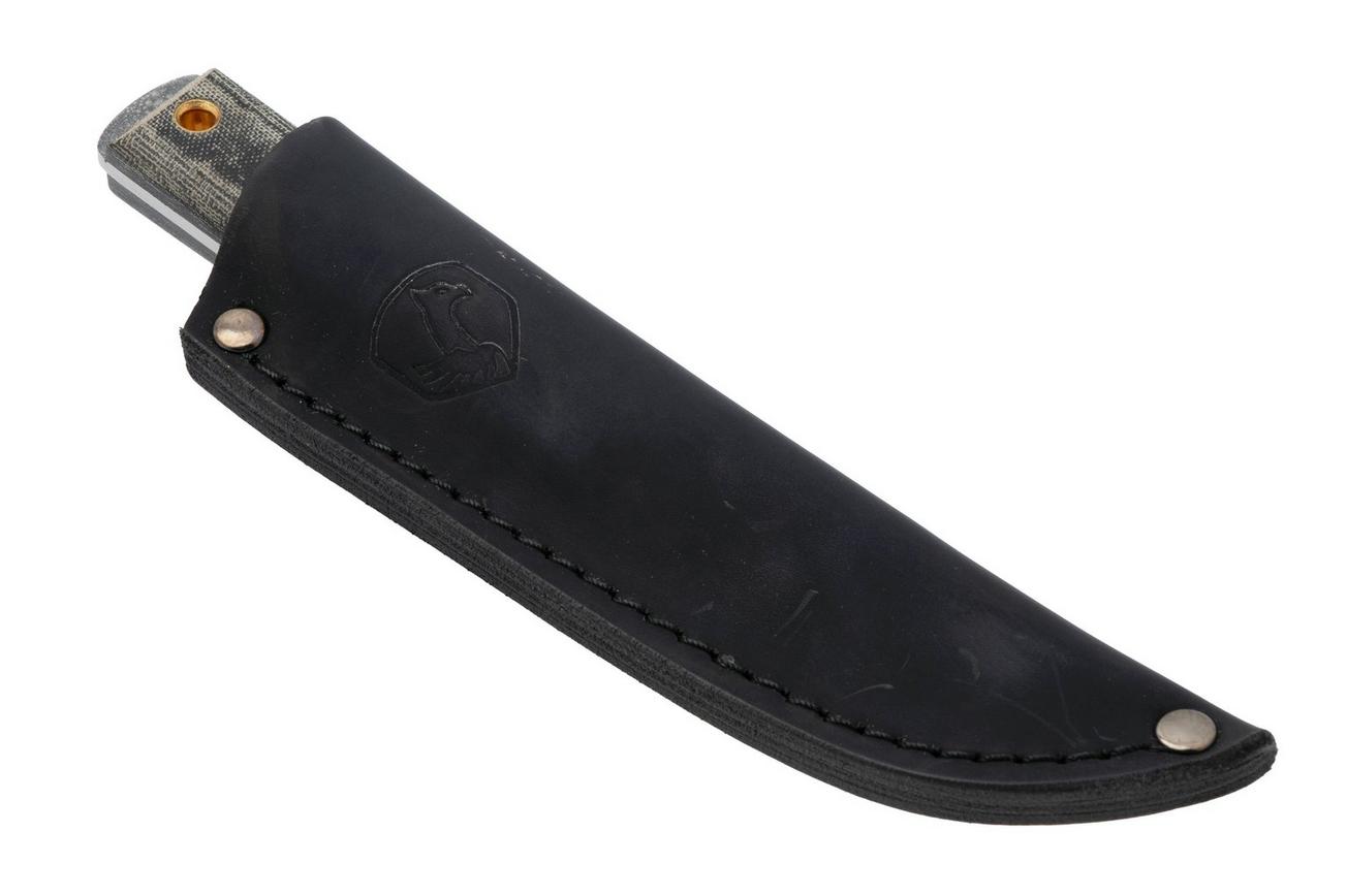 Condor Woodlaw Knife CTK248-4HC Brut De Forge 1075, Green Micarta, vaststaand mes