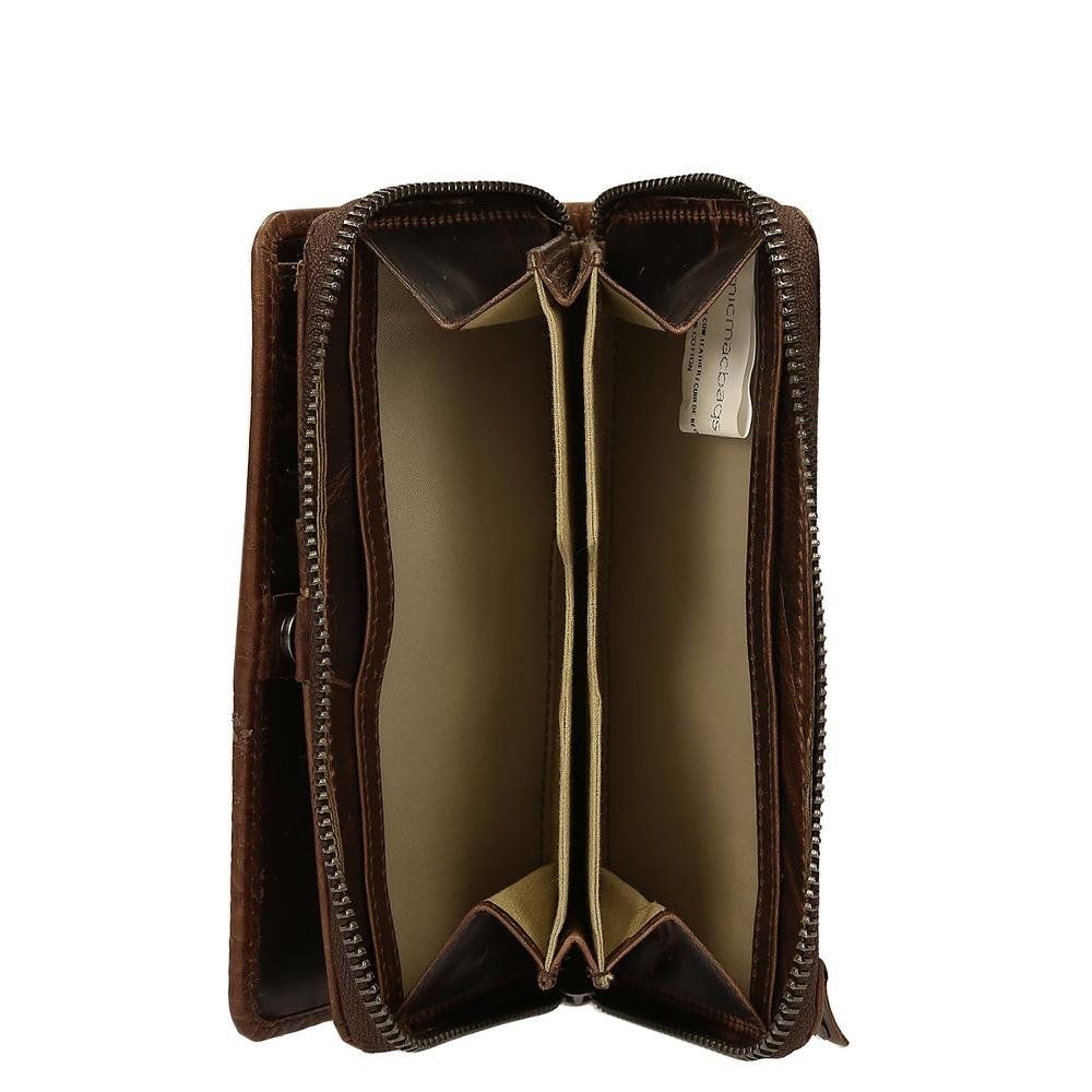 Micmacbags Evereglades Portemonnee Donkerbruin