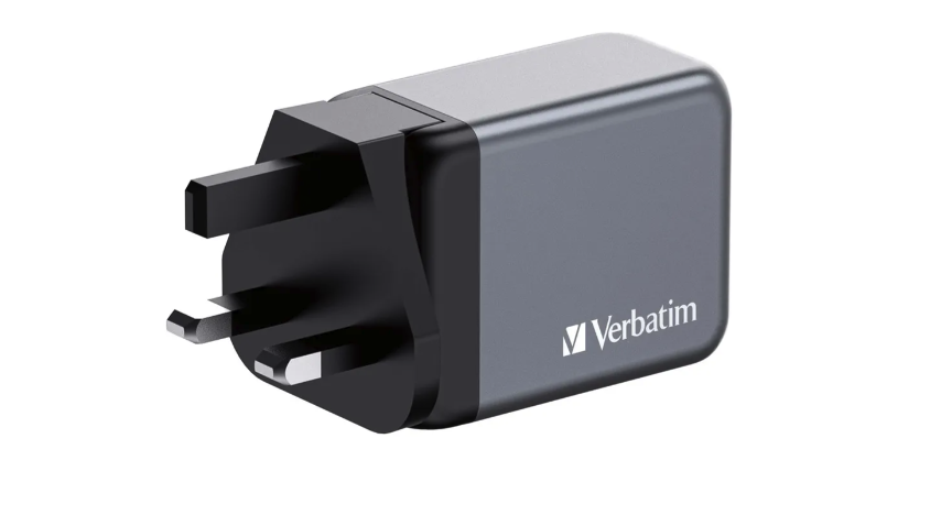 (65W) 2x USB C / 1x USB A GaN Ladegerät Netzteil PD 3.0 QC 3.0   Adapter Stecker EU / UK / US (32201) - Grau