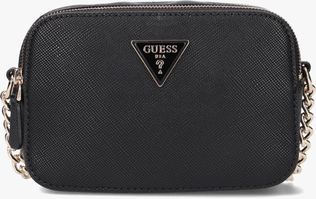 GUESS zwarte guess schoudertas noelle crossbody camera