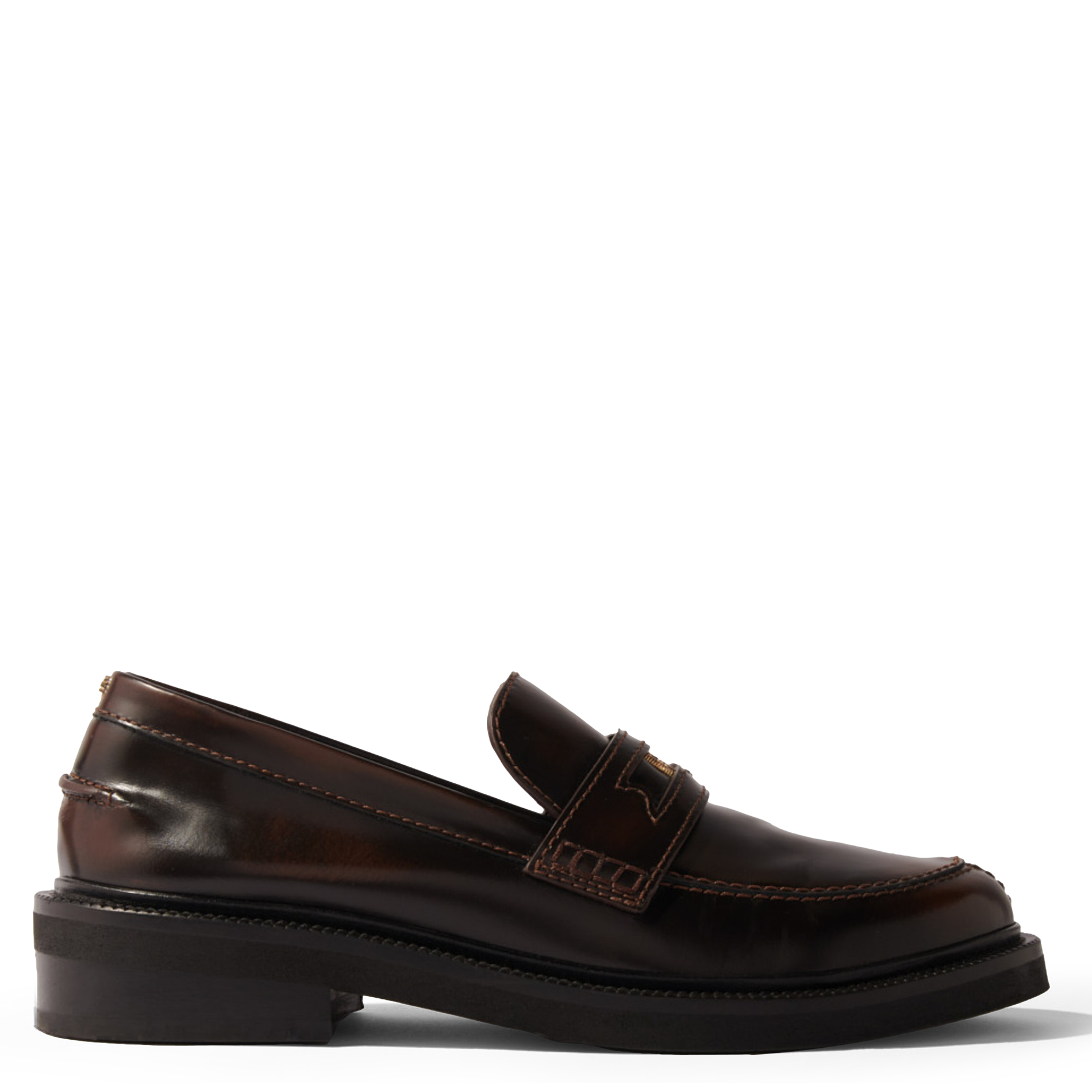 Mocassins en cuir | Marron
