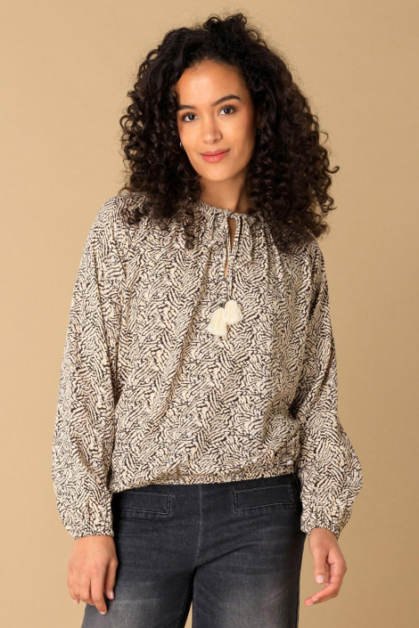 Ivy Beau beige dames blouse