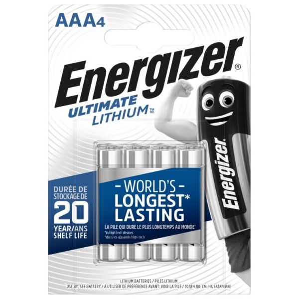 Energizer Lítio Digital Micro AAA 4 Un.