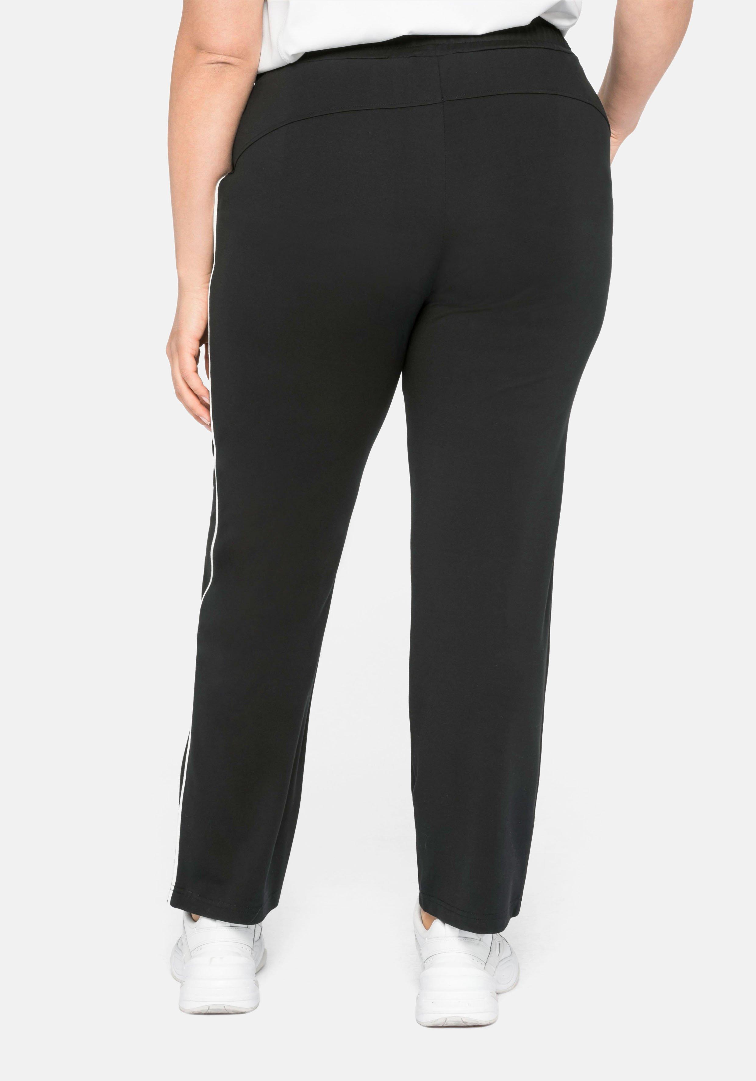 Jogginghose in weiter Form, mit Kontrastpaspel
