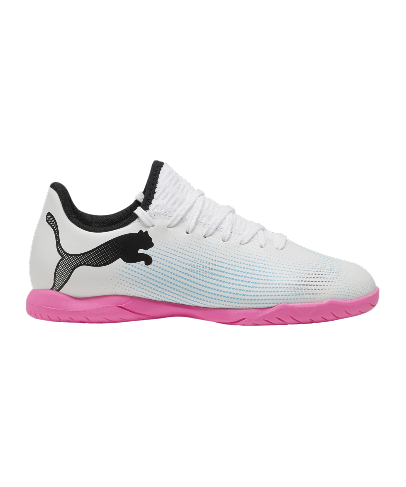 PUMA FUTURE 7 Play IT Halle Phenomenal Jr Kids Weiss Schwarz F01