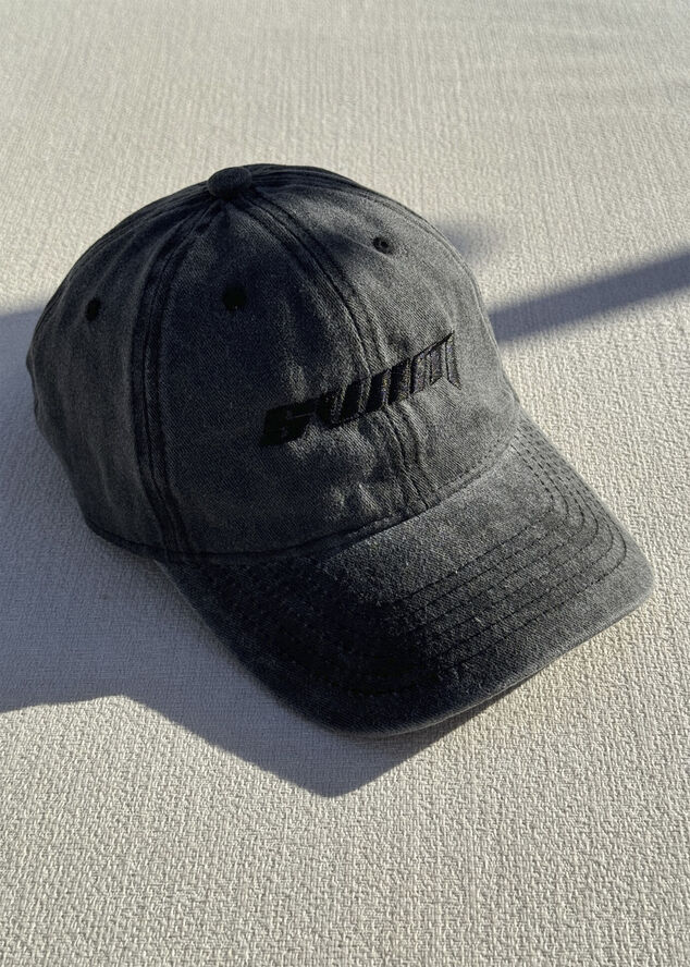 Sui Ava Swim Cap Washed black
