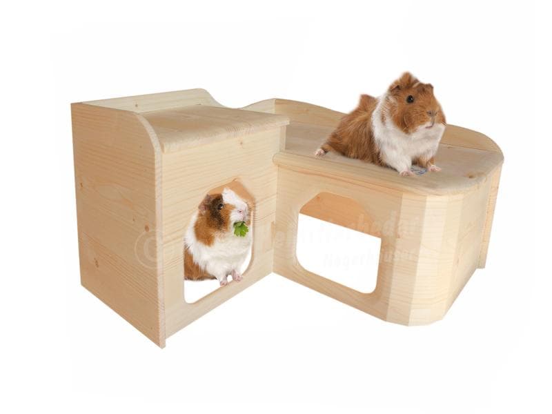 Resch Meerschweinchen Landhausc, 40.5 x 24.5 x 40 cm Häuschen für Nager