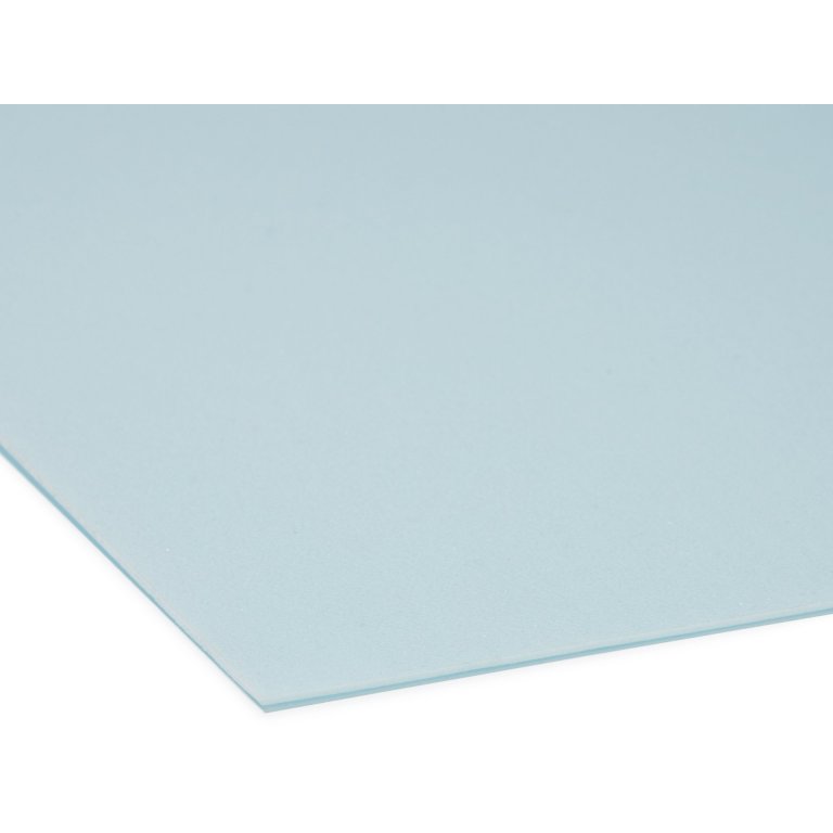 Styrofoam hellblau, beschnitten