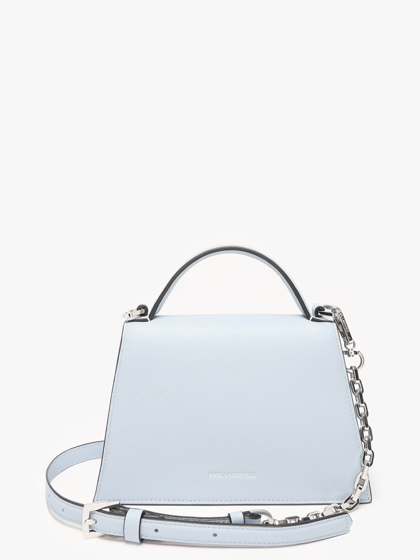 Sac bandoulire K signature cuir KARL LAGERFELD