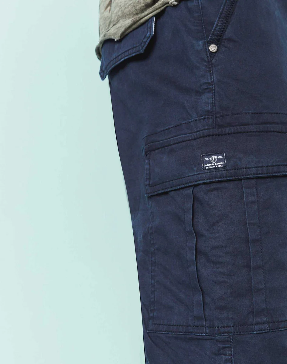 Pantalon cargo marine